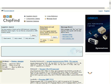 Tablet Screenshot of chipfind.net